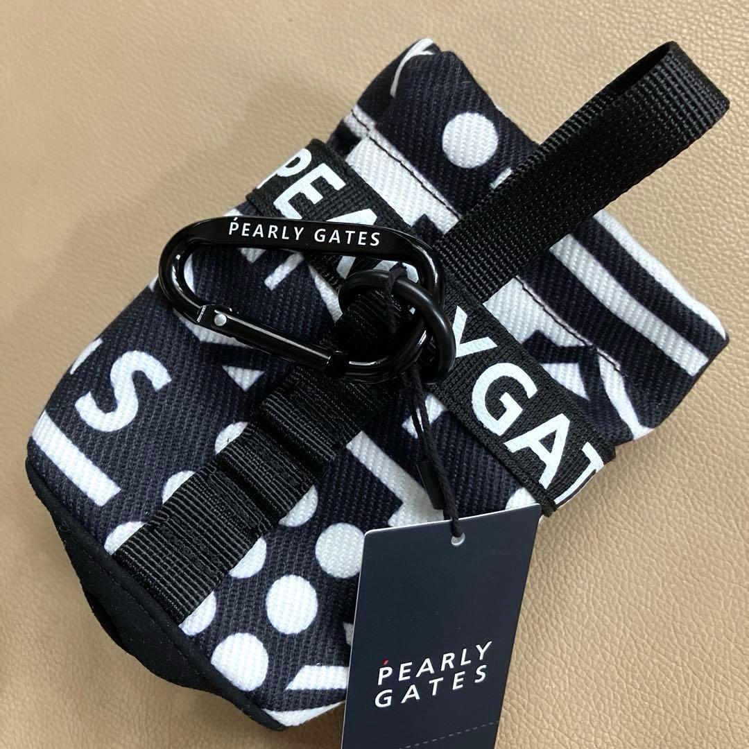 【未使用】 PEARLY GATES カラビナ付き ボールポーチ タグ付き