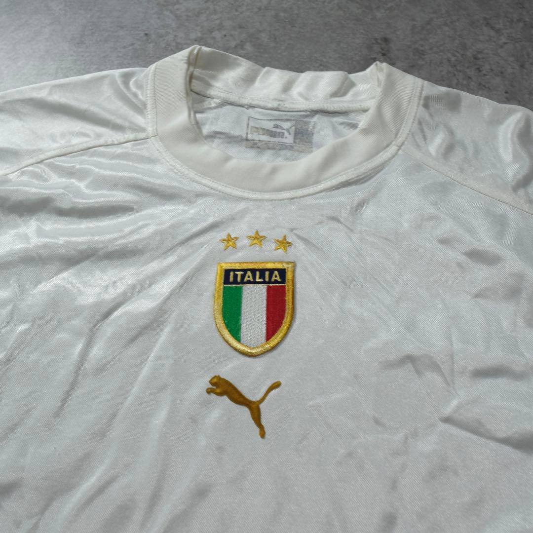 PUMA イタリア代表 ゲームシャツ 2004年 EURO 半袖 2nd
