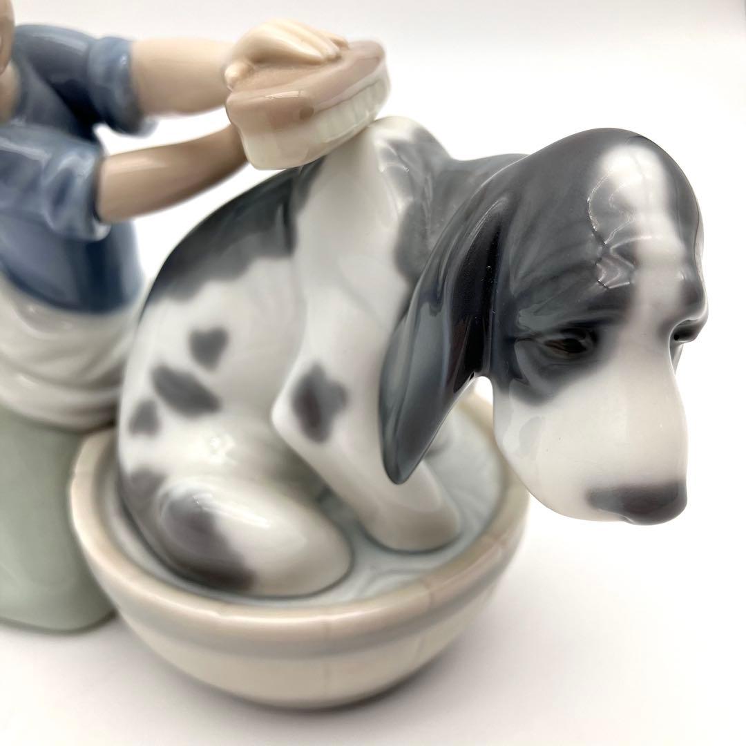 リヤドロ　LLADRO きれいにしましょうね　5455 美品