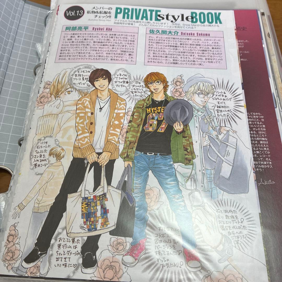 Man 雑誌 切り抜き Duet アイドル誌
