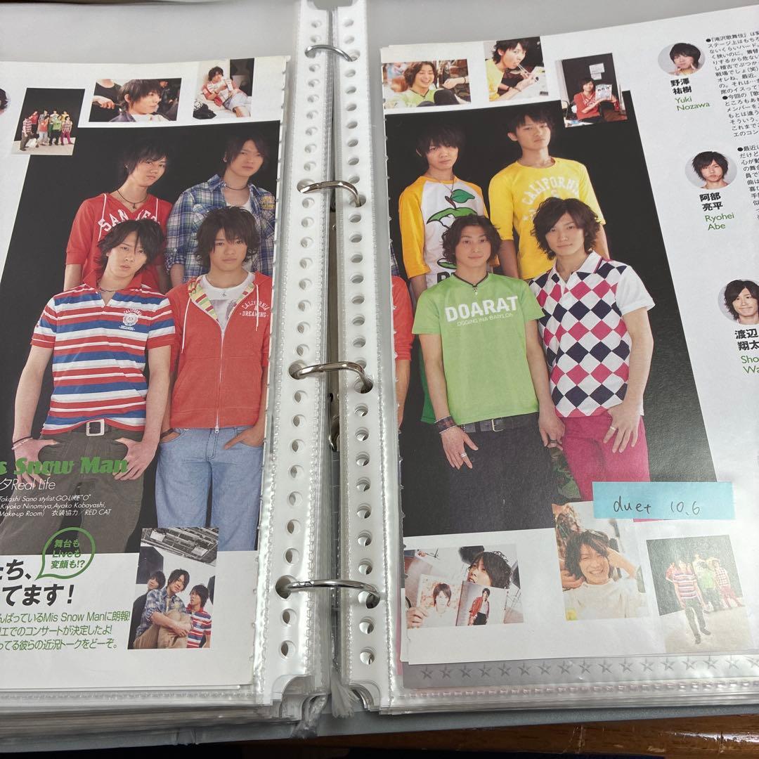 Man 雑誌 切り抜き Duet アイドル誌