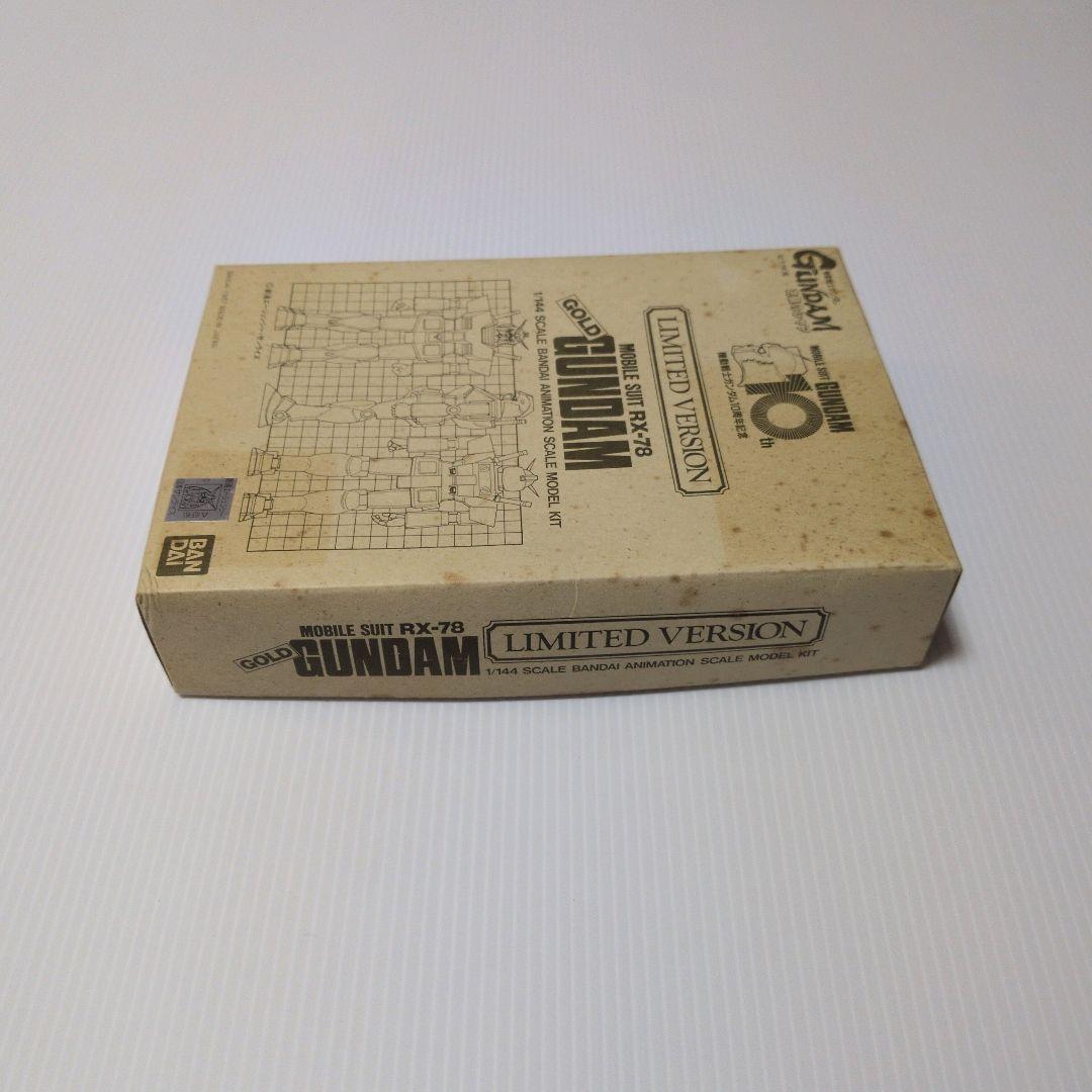 ガンダム ゴールドメッキver 1/144 逆襲のシャア 10周年 RX-78