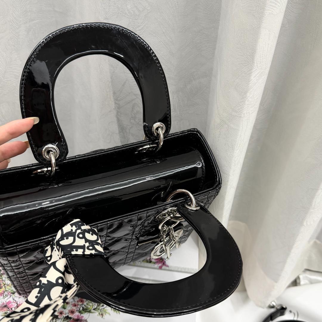 ✨美品✨ Dior ブラックキルティングショルダーバッグ