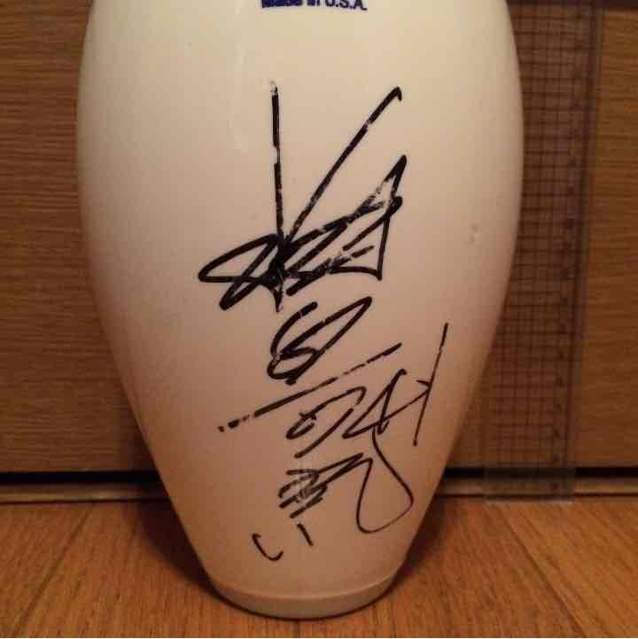 稲葉篤紀直筆サイン入りボウリングピン(北海道日本ハムファイターズ)値下げ可です！