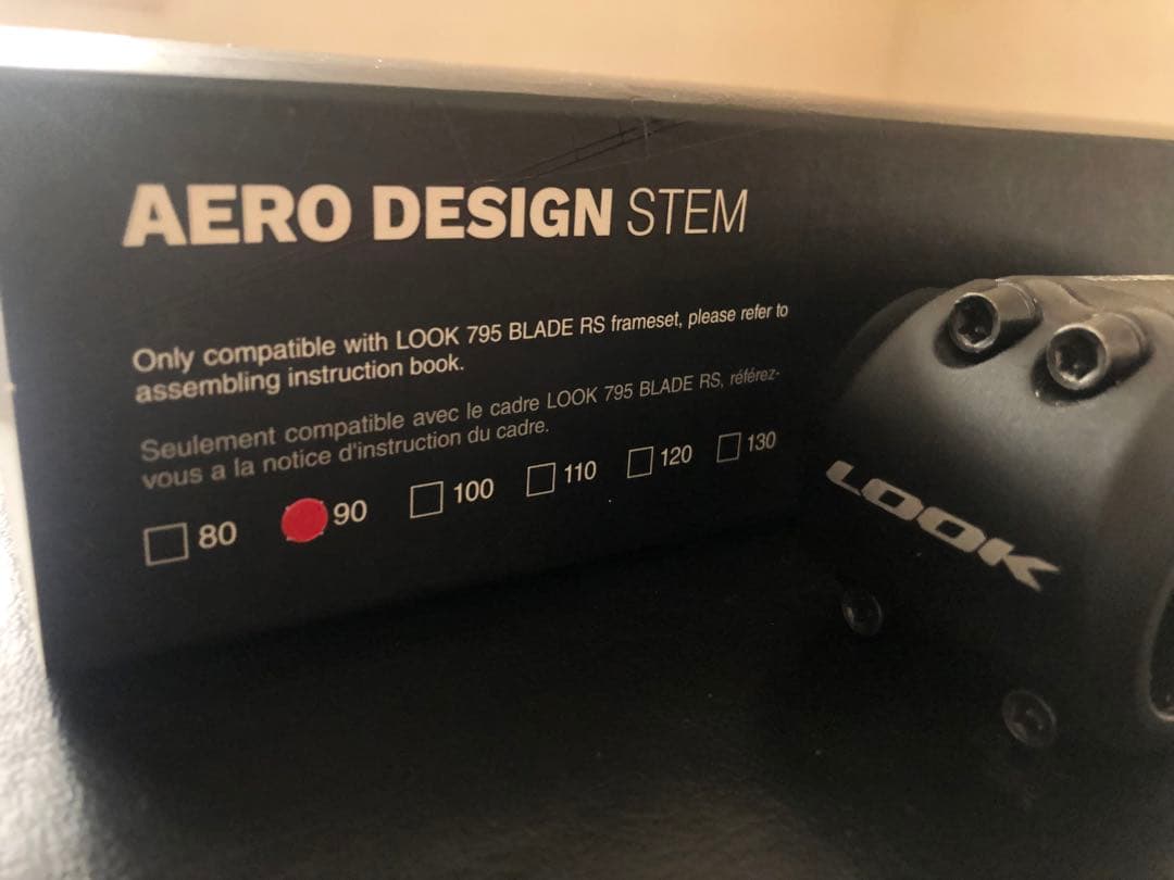 パーツ LOOK AERO Design STEM 90mm