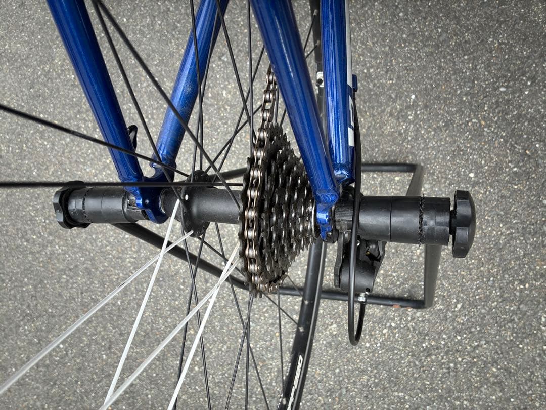 【引き取り限定】EIZER ロードバイク 青　クロスバイク　自転車