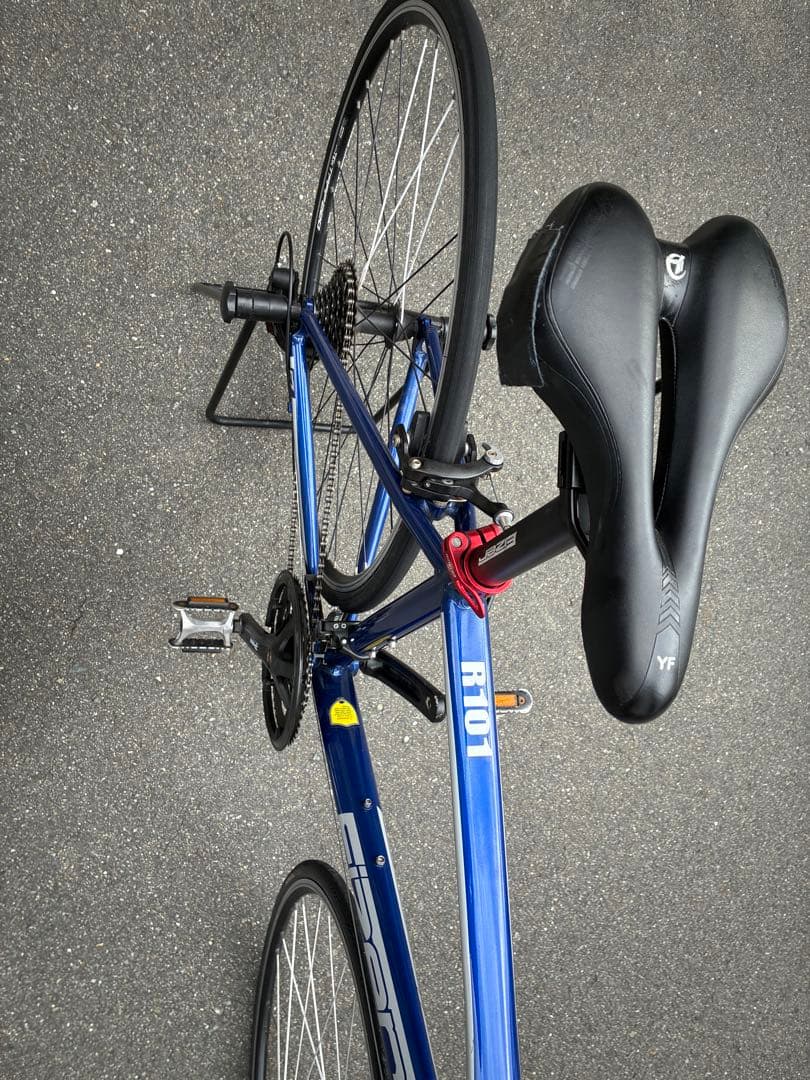 【引き取り限定】EIZER ロードバイク 青　クロスバイク　自転車