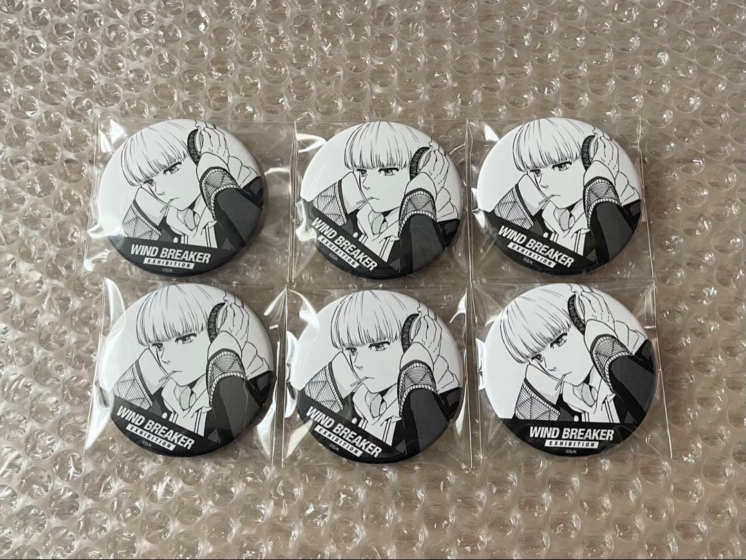 WIND BREAKER ウィンブレ ウィンブレ展 コマ缶 缶バッジ 梶蓮