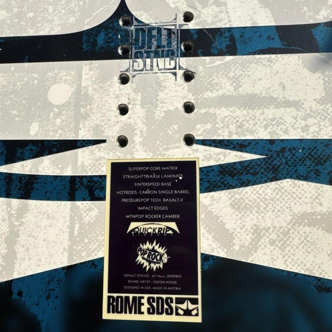 ROME agent rocker SDS 157cm スノーボード