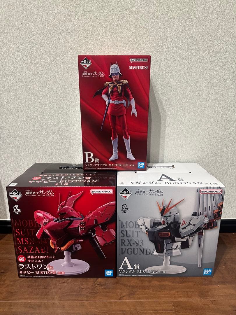 一番くじ 機動戦士ガンダム A賞　B賞　E賞　F賞 G賞　ラストワン賞　計13品