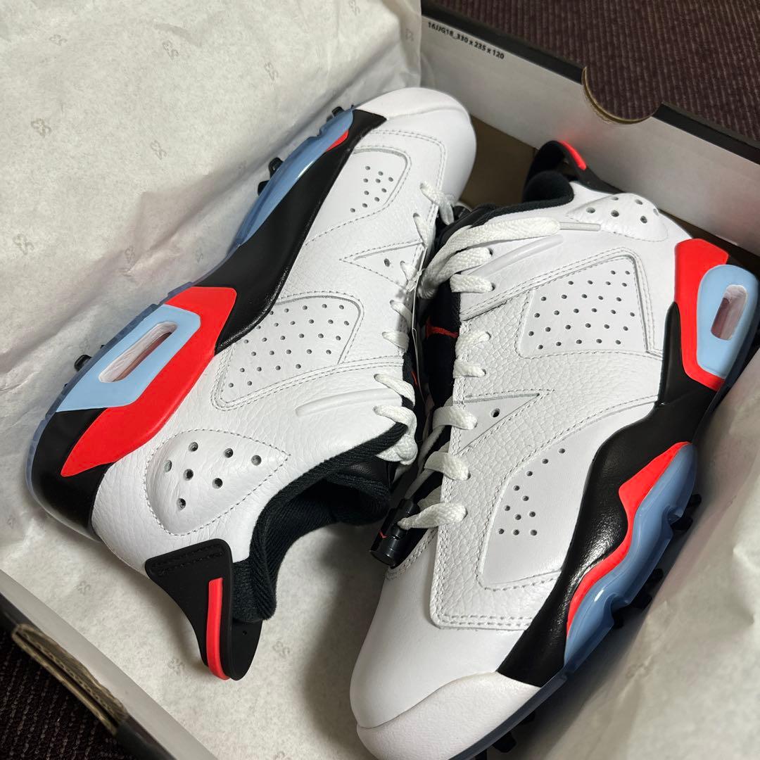 NIKEナイキ AIR JORDAN6 RETRO LOW GOLF 26cm