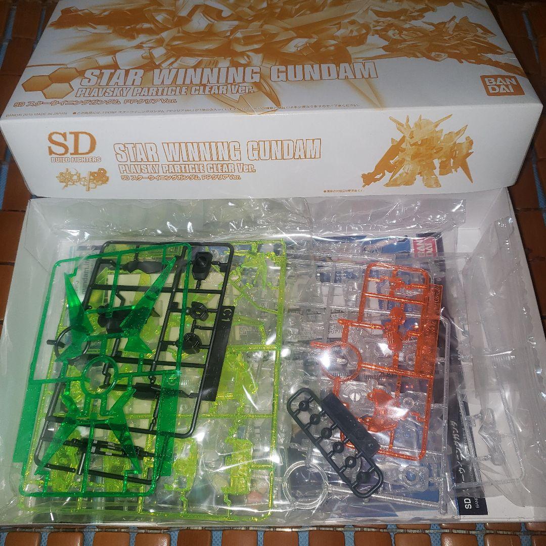 ガンプラ　SDBF スターウイニングガンダム PPクリアver.