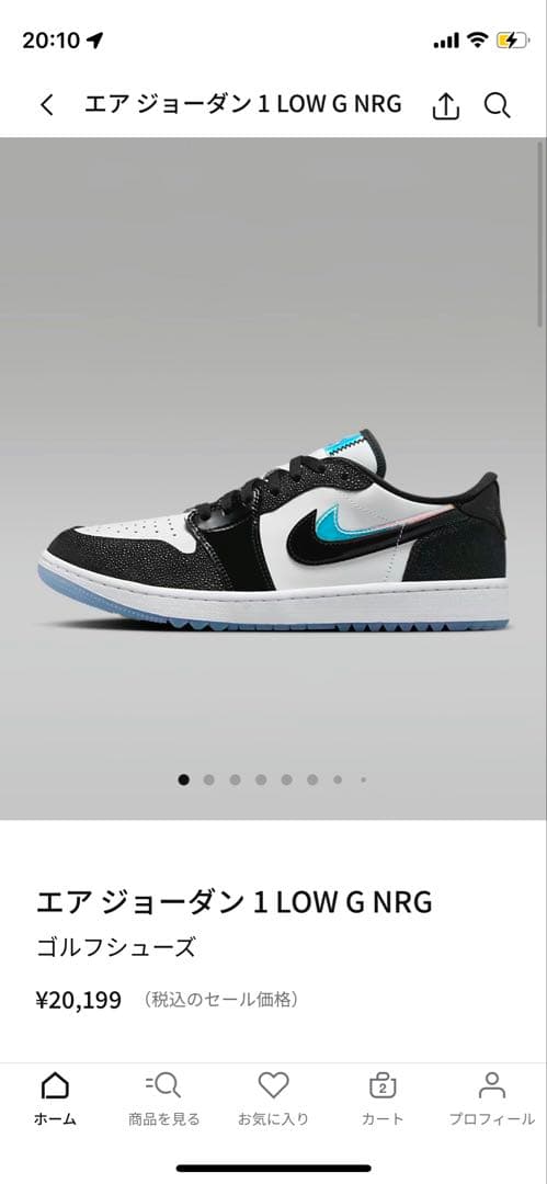 NIKEゴルフシューズレディース　Nike Air Jordan 1 Low