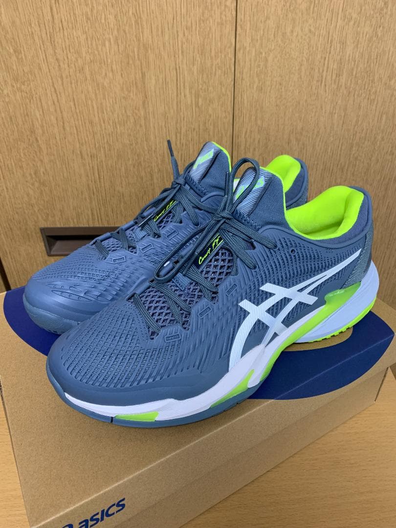 Asics テニスシューズ Court FF 3 スチールブルー AC 28.5