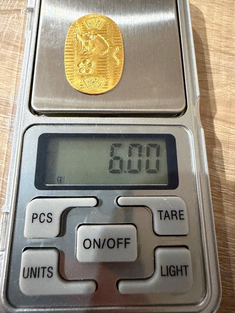 【希少】徳力純金 ネズミデザイン 小判型 純金 純銀セット