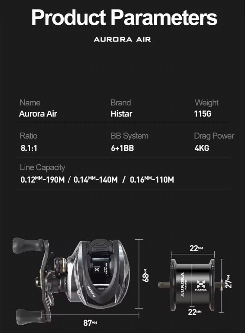 【新品】HISTAR AURORA AIR 左ハンドル