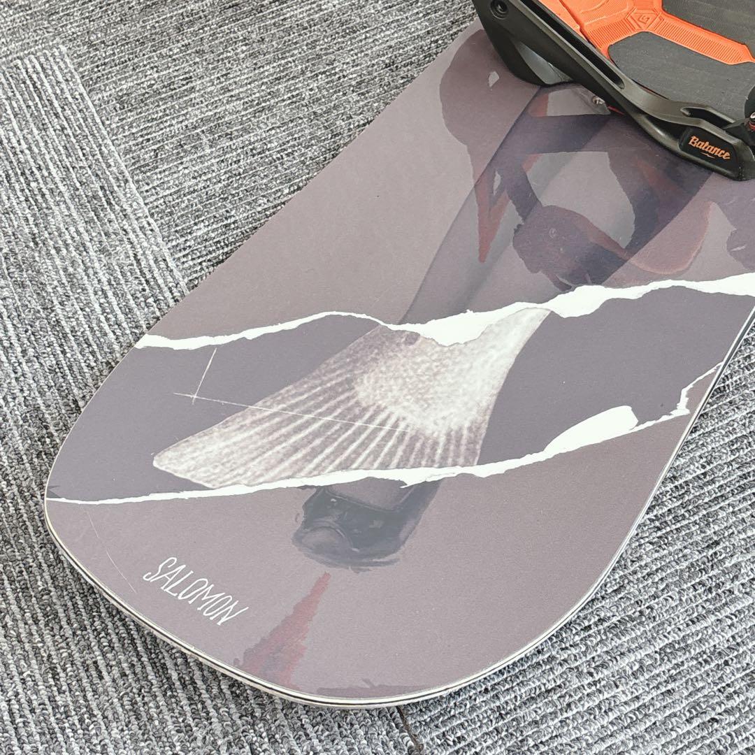 83美品❗️超豪華❗️サロモン メンズスノーボードセット★スノボ154cm+ビン付