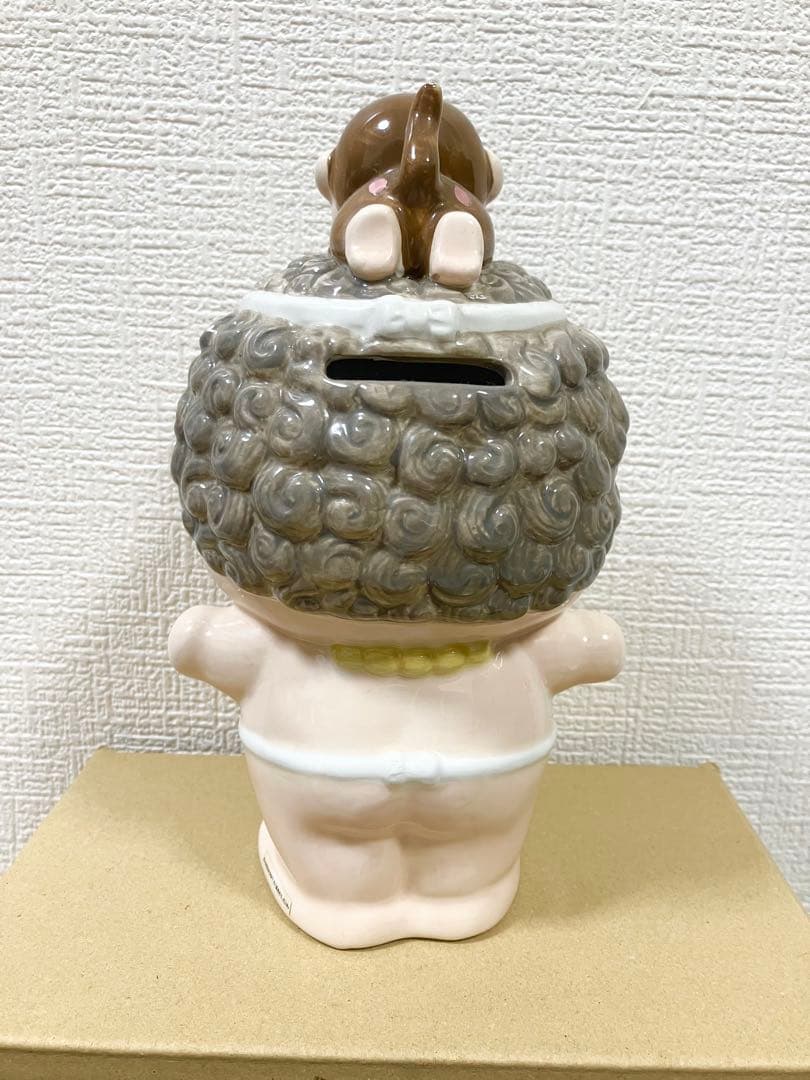 非売品　桃太郎電鉄　ボンビー　貯金箱　陶器製　Nintendo