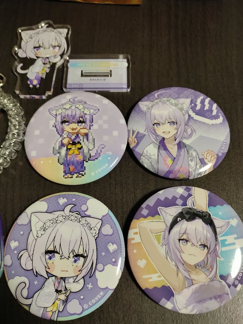 【猫又おかゆ】7点セット ホロライブx極楽湯 フロライフ