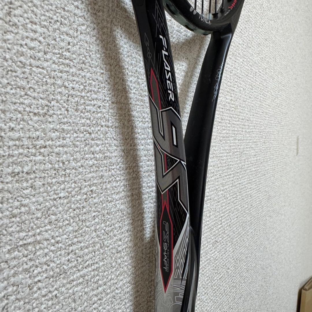 【YONEX】テニスラケットFLASER 9S 軟式・後衛用　専用ケース付き