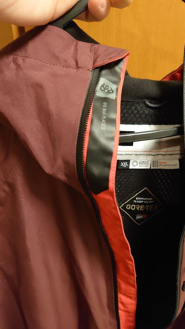 スノーボード 686 GORE-TEX FRAGMENT SHELL ANORAK xxl