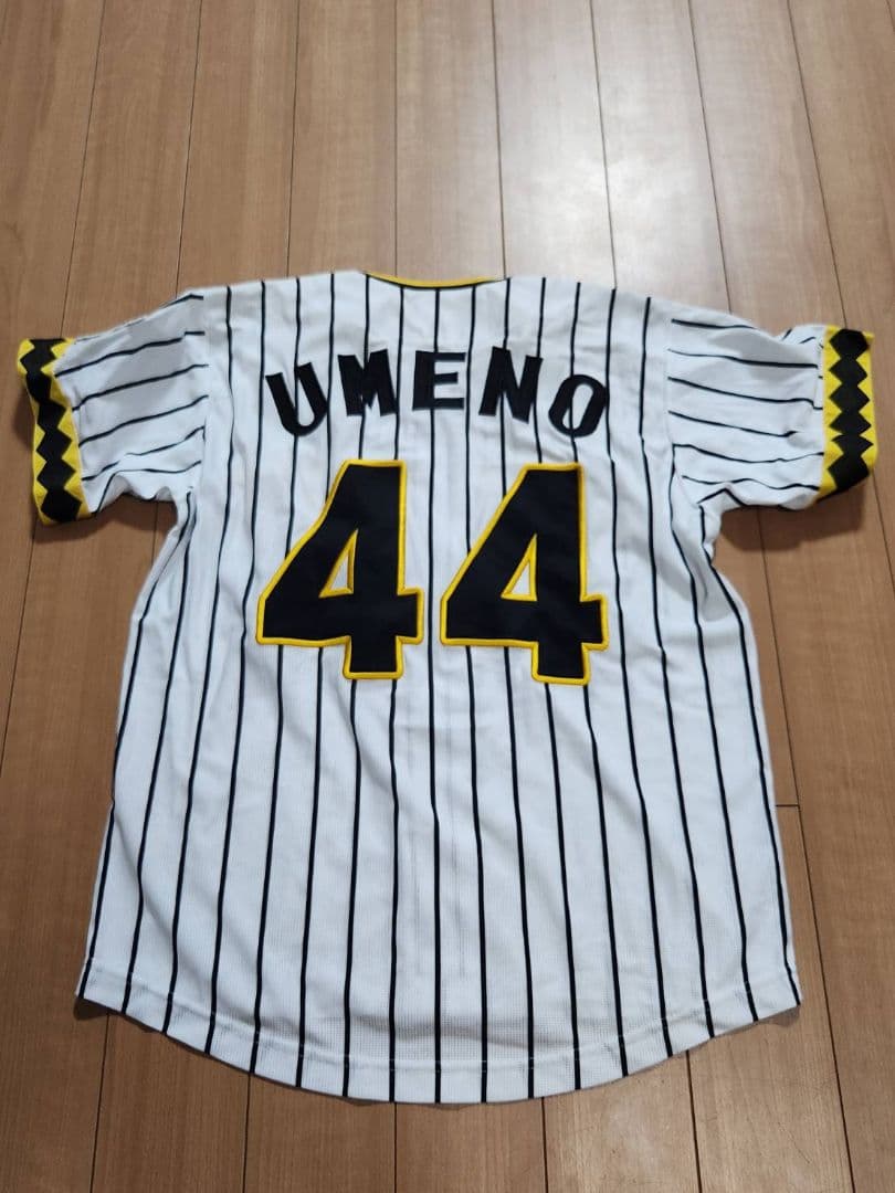 極美品 阪神タイガース 復刻 輝流ライン ユニフォーム 梅野 Sサイズ