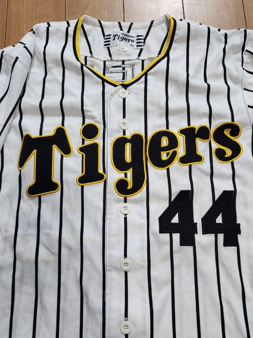 極美品 阪神タイガース 復刻 輝流ライン ユニフォーム 梅野 Sサイズ
