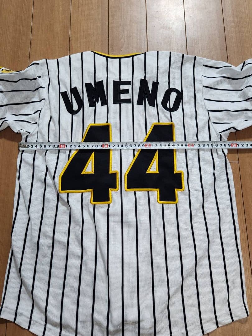 極美品 阪神タイガース 復刻 輝流ライン ユニフォーム 梅野 Sサイズ