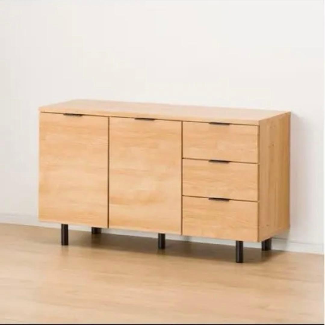 【美品】サイドボード(エトナ 120SBR LBR本体) ニトリ