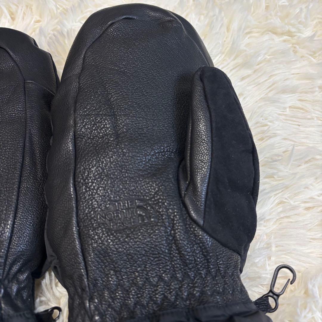 ノースフェイス ダウン グローブ ミトン 黒 スノーボード 防寒 雪国
