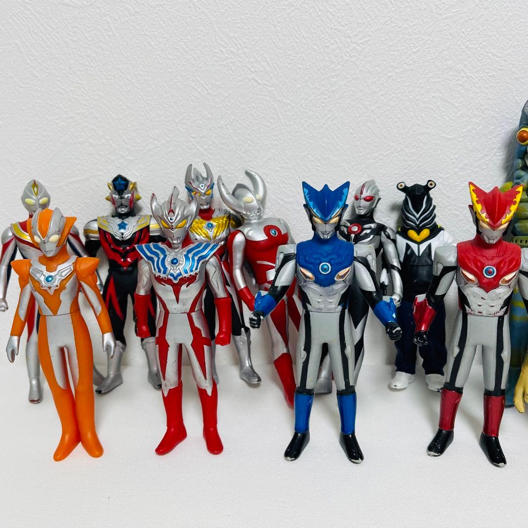 絶版あり ウルトラマン&怪獣 ソフビフィギュア １7体セット