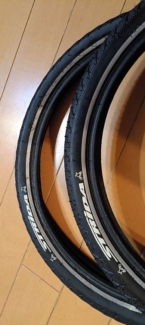 STRIDA LT グリーン 折り畳自転車 美品 ディスクブレーキ 純正タイヤ付