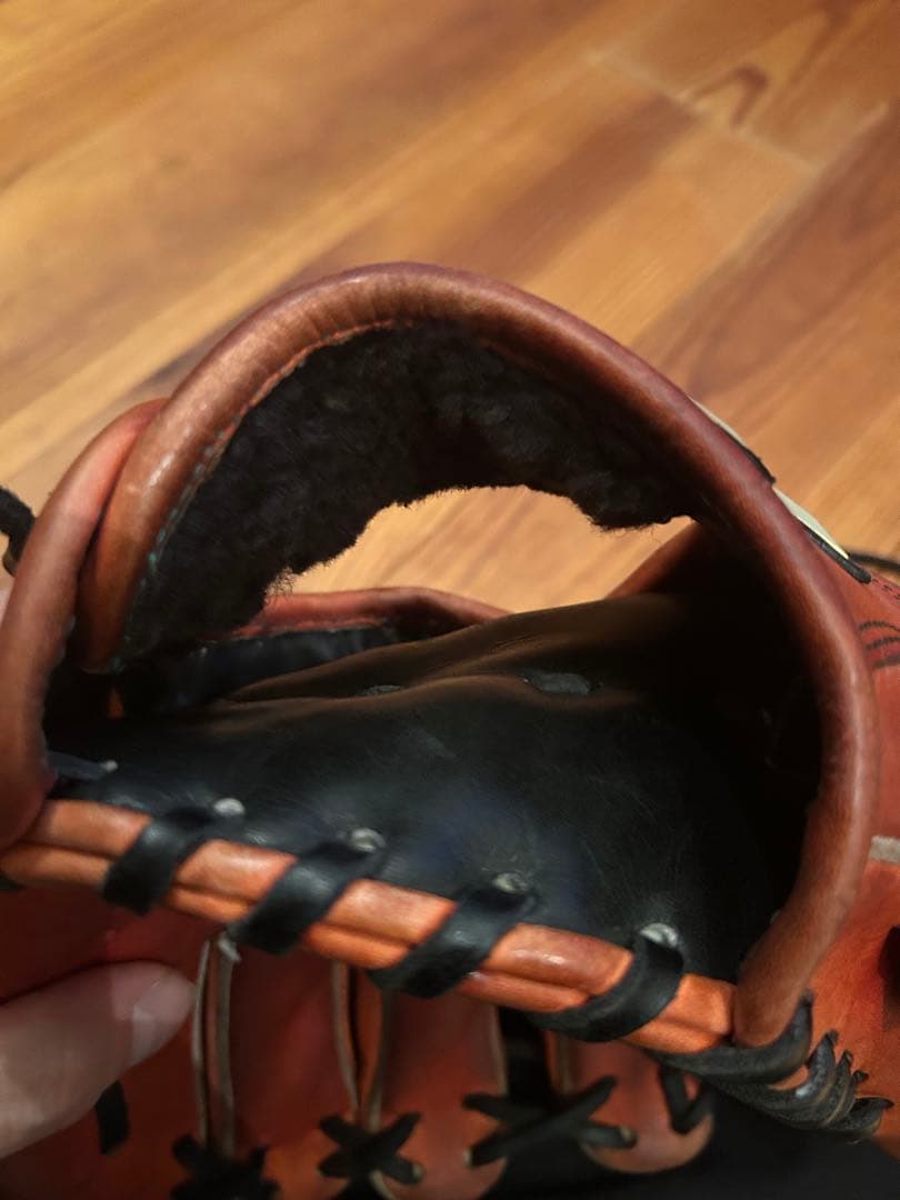 SSK proedge 硬式グローブ オレンジ 収納袋付き、軟式もいけます。