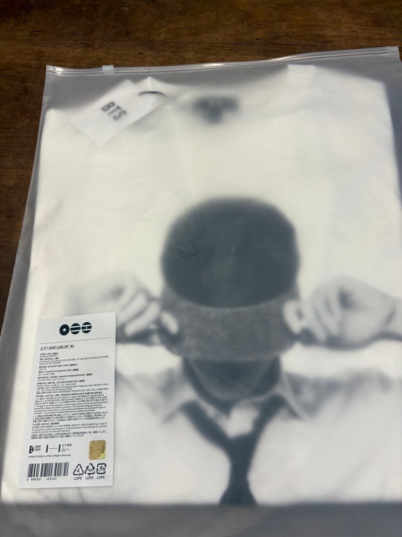 アリランTシャツ BTS公式JIN Mサイズ