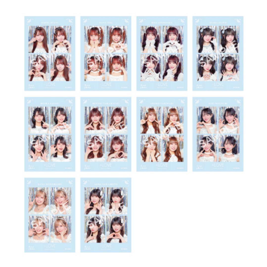 =LOVE 4カットフォトカード vol.1 + vol.2（佐々木舞香）