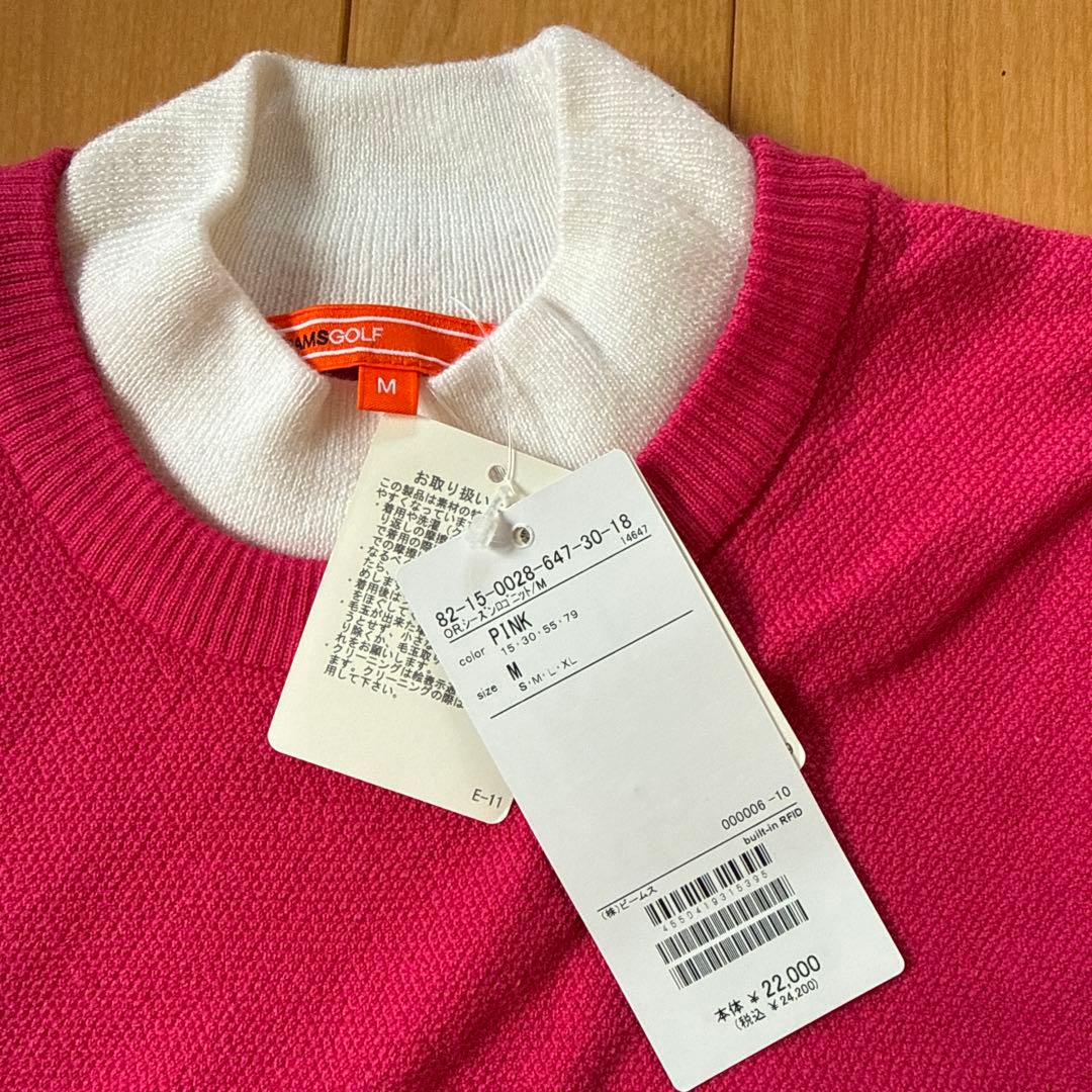 BEAMS GOLF ピンク セーター Mサイズ