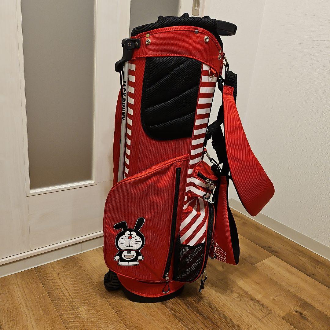 JACK BUNNY ゴルフバッグ レッドストライプ