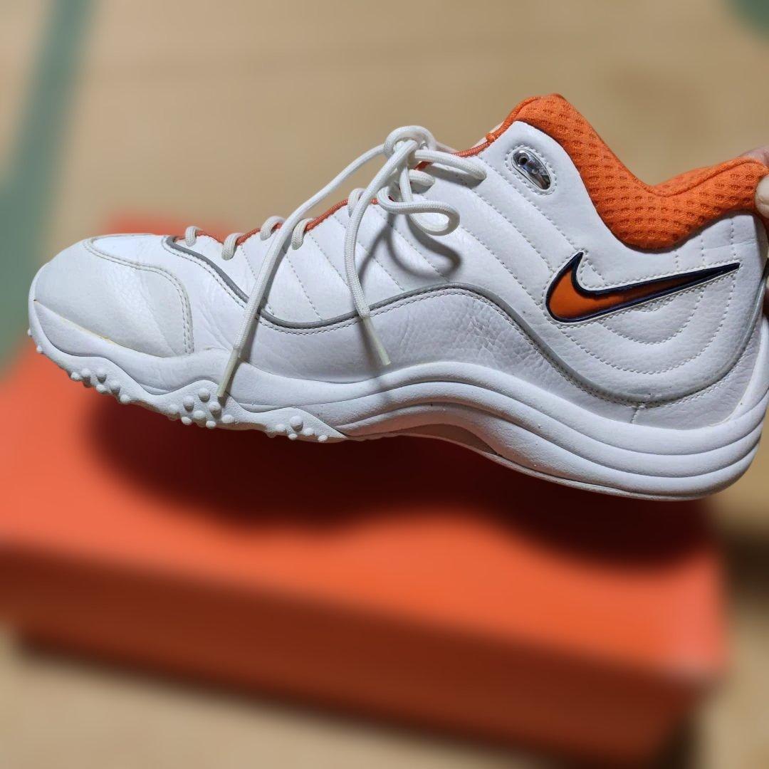Nike Zoom アップテンポ5 プレミア厶　ホワイト/オレンジ 32cm