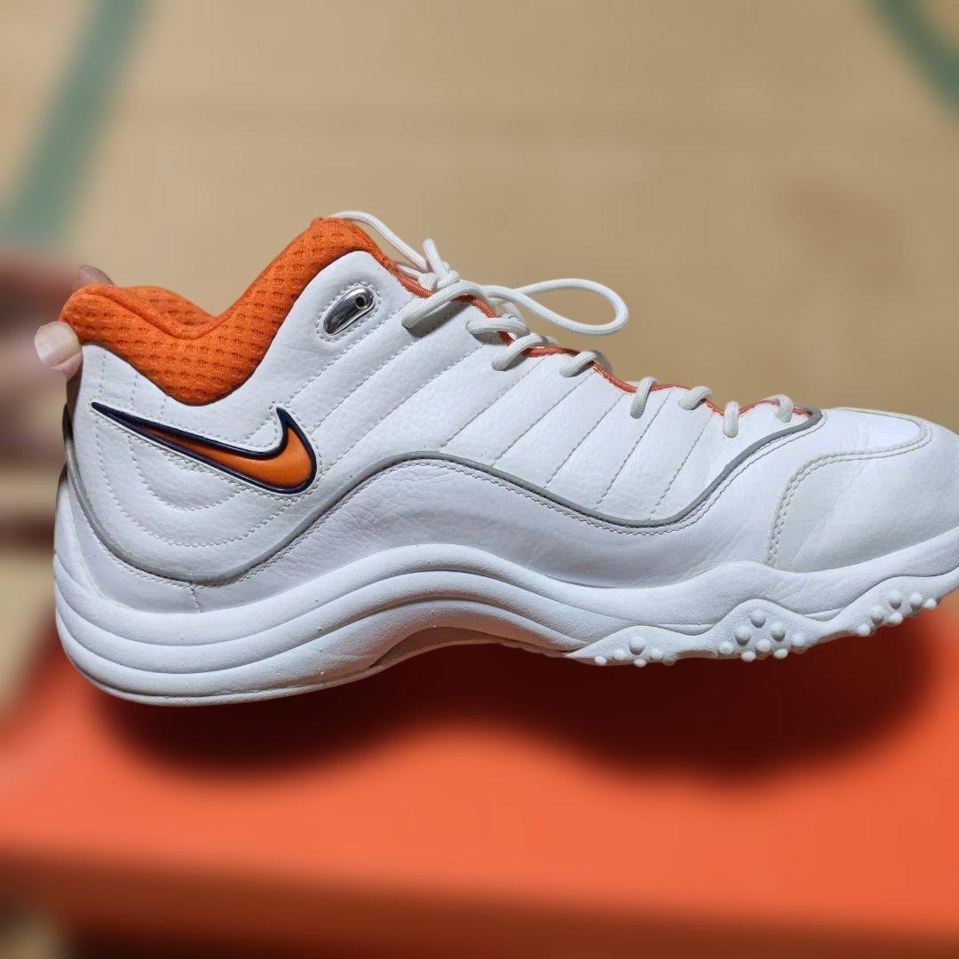 Nike Zoom アップテンポ5 プレミア厶　ホワイト/オレンジ 32cm