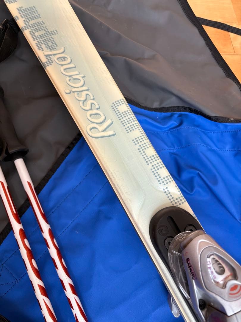 スキー板　ロシニョールrossignol 154cm ストック　105cm