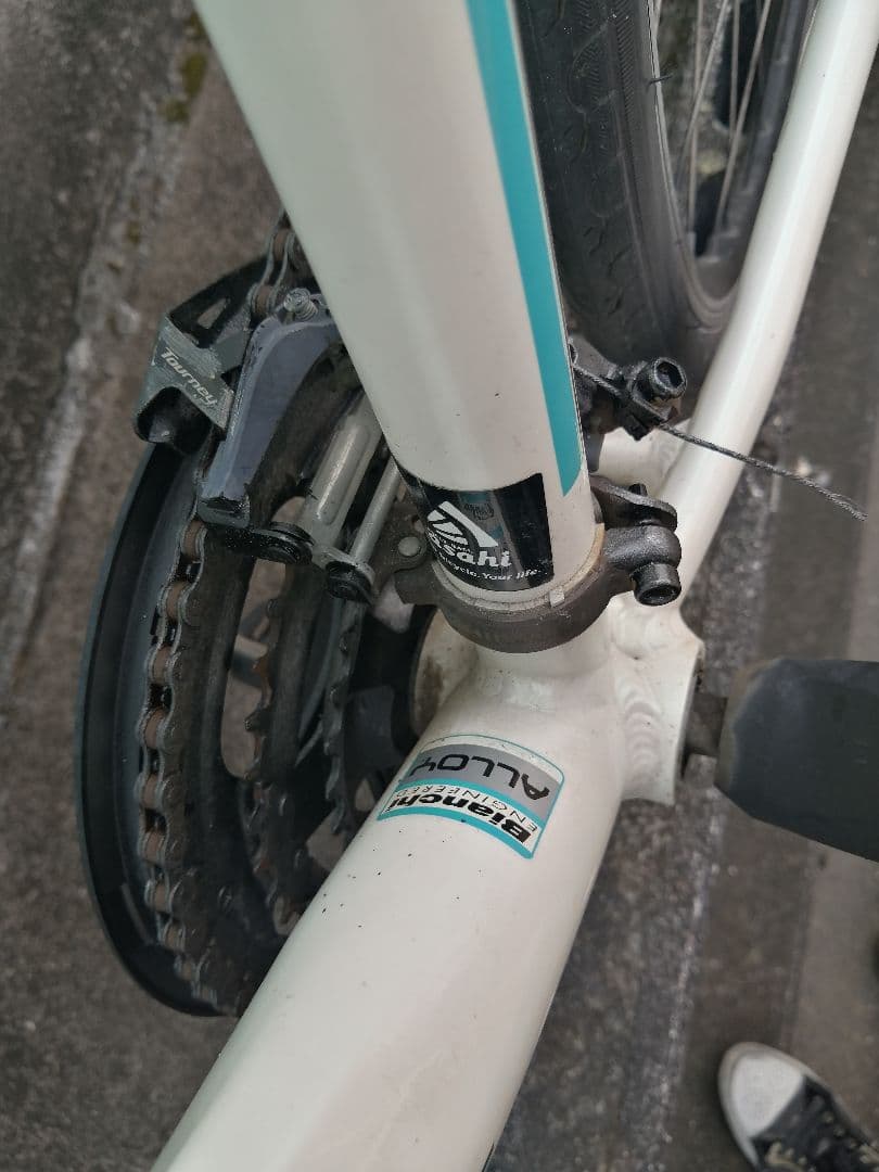 Bianchi C Sportクロスバイク700C走る曲がる止まる問題なしSM位
