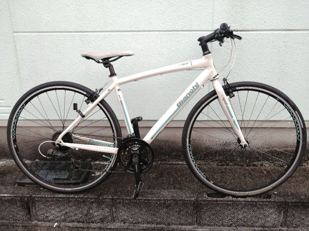 Bianchi C Sportクロスバイク700C走る曲がる止まる問題なしSM位