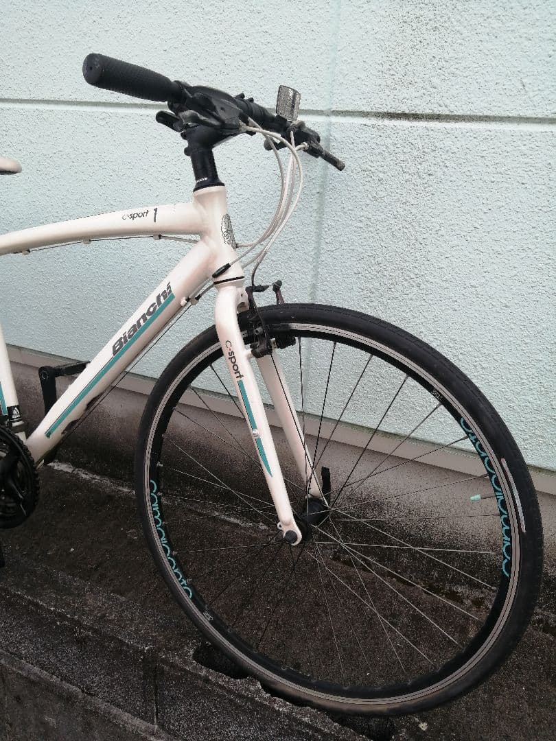 Bianchi C Sportクロスバイク700C走る曲がる止まる問題なしSM位