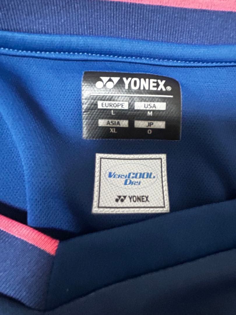 YONEX バドミントンシャツ Ｏ ネイビー