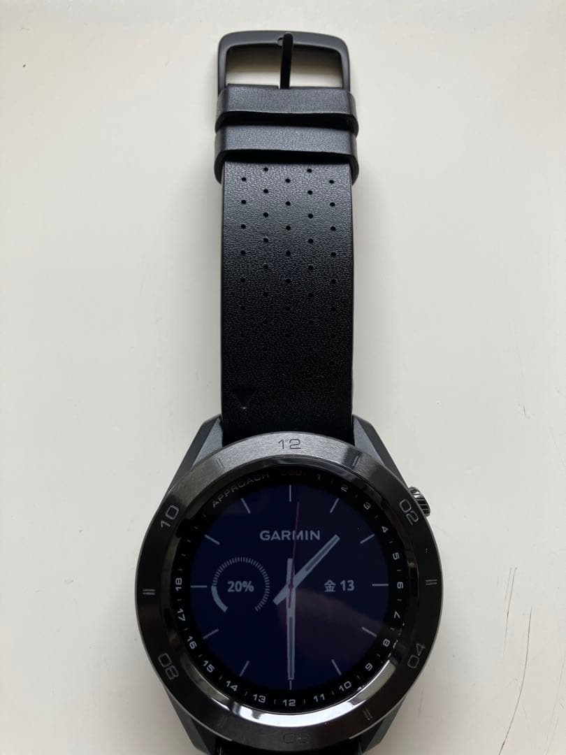美品ガーミンGarmin ApproachS60 Premium純正レザーバンド