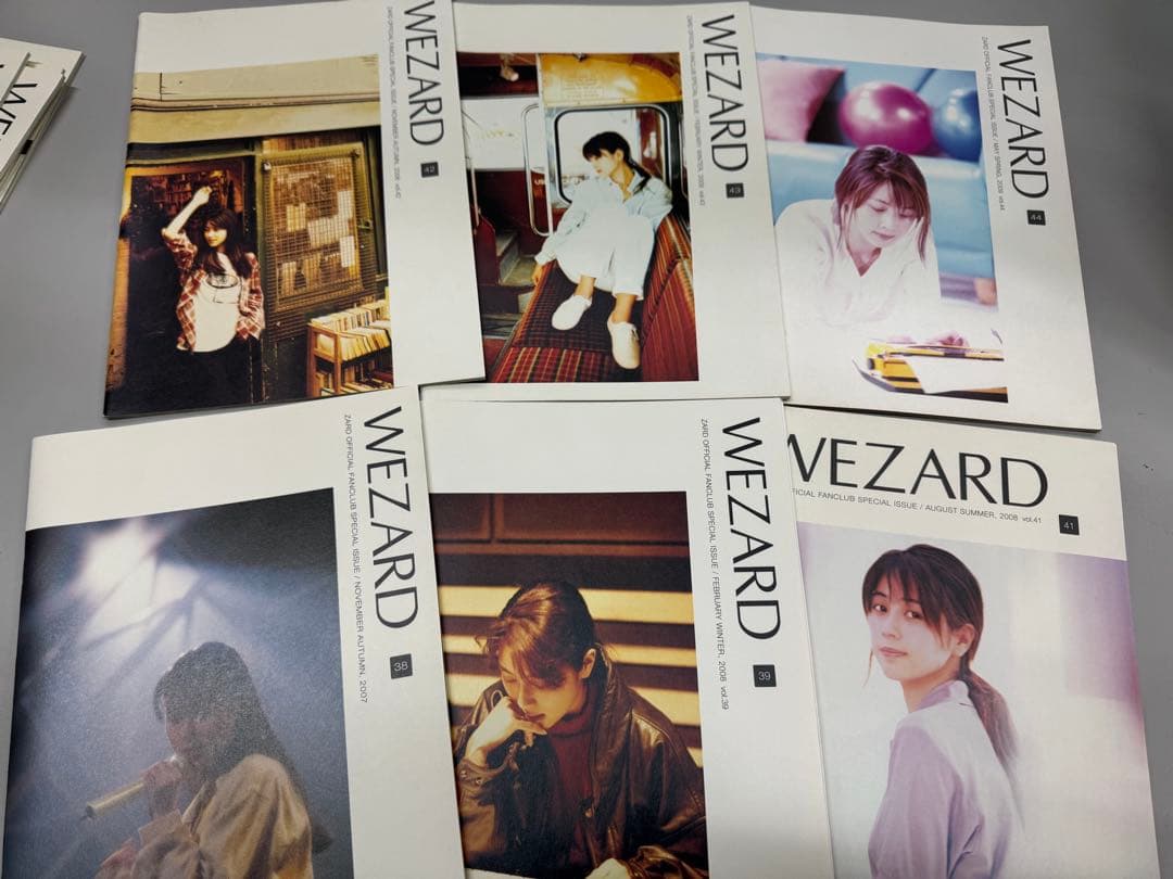 ロ*ク様 ZARD ファンクラブ限定会報　WEZARD 20冊 +他グッズ6点