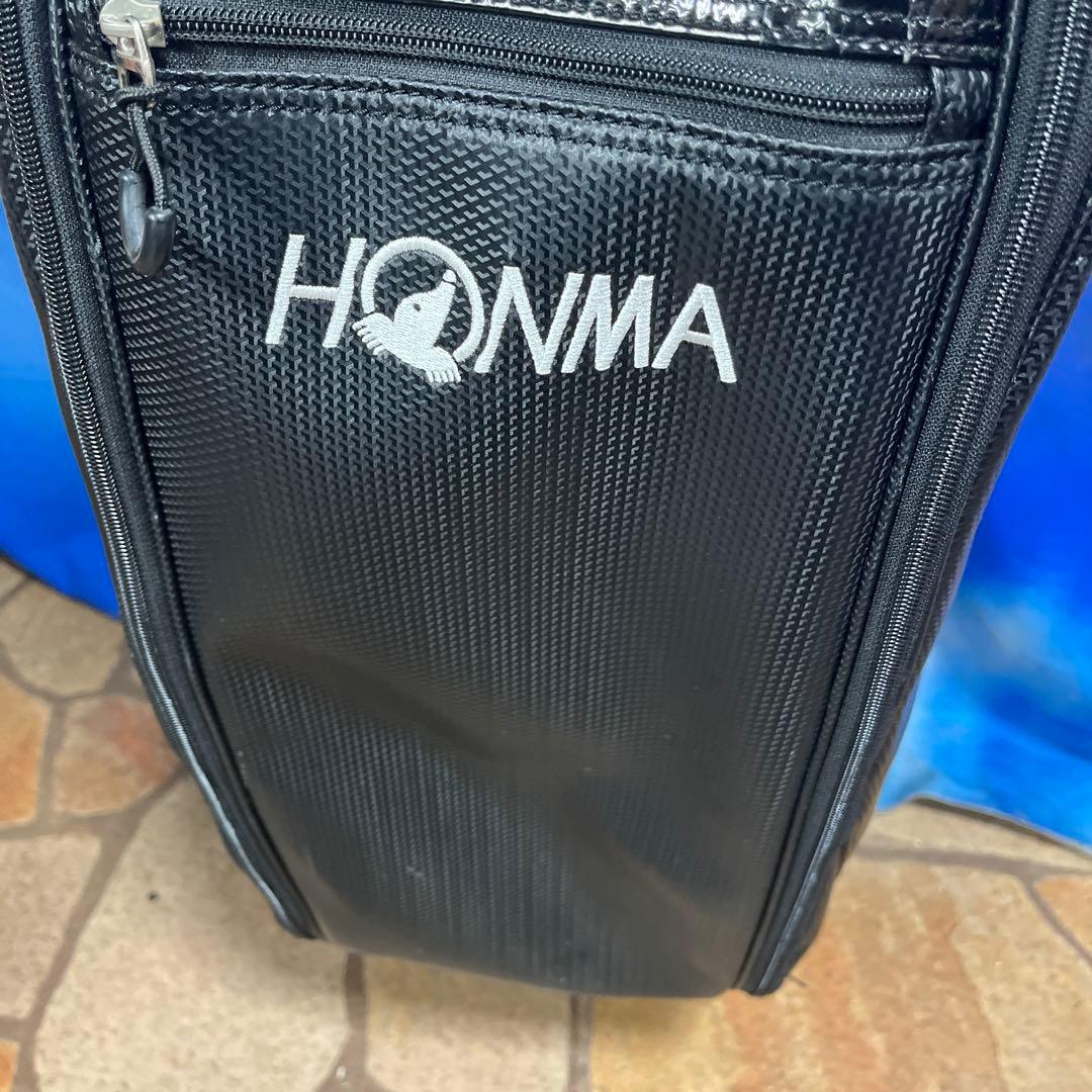 寶BZ-1298 HONMA エナメルブラック キャディバッグ