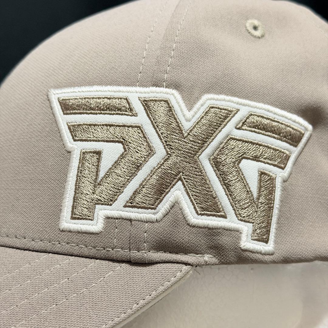【未使用に近い】PXG キャップ カーキ/ベージュ系 フリーサイズ