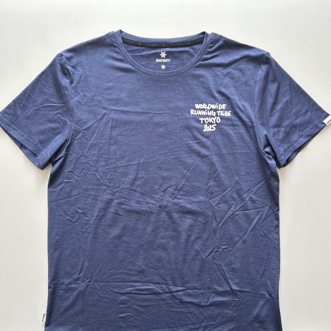 匿名配送 SAYSKY TOKYOマラソン2025 限定Tシャツ　メンズM