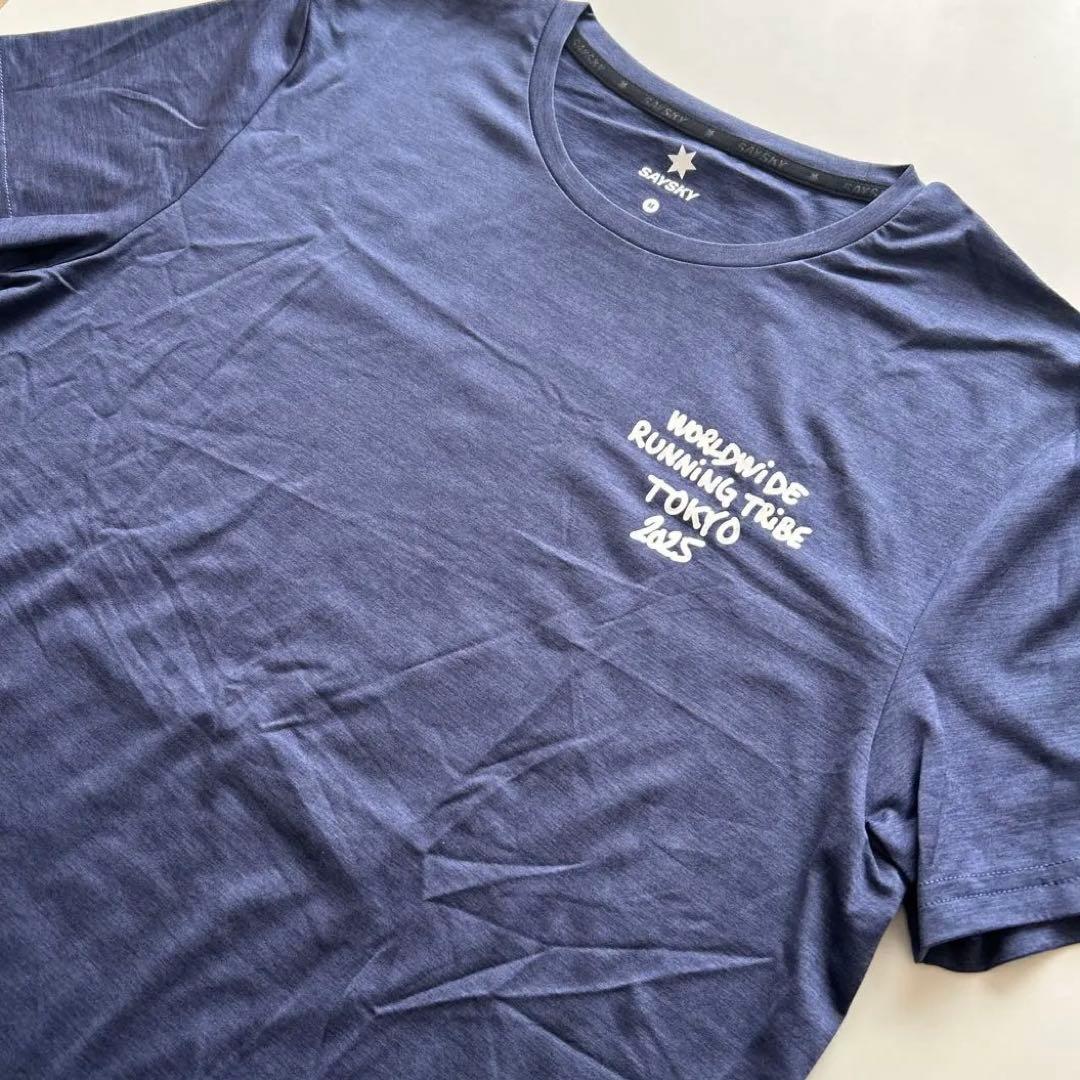 匿名配送 SAYSKY TOKYOマラソン2025 限定Tシャツ　メンズM